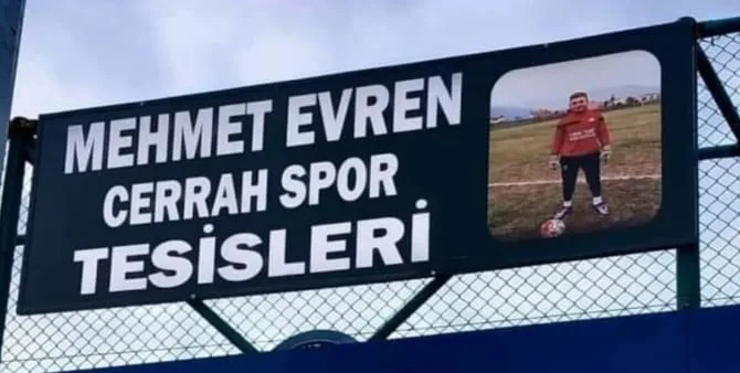 Cerrah Spor tesislerinin ismi değişti 'Mehmet Evren' unutulmadı