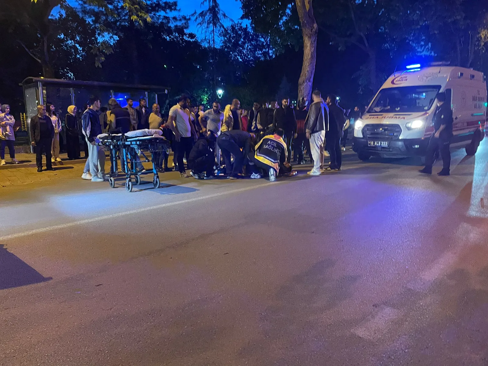 İnegöl'de feci kazada 12 yaşındaki çocuk ağır yaralandı