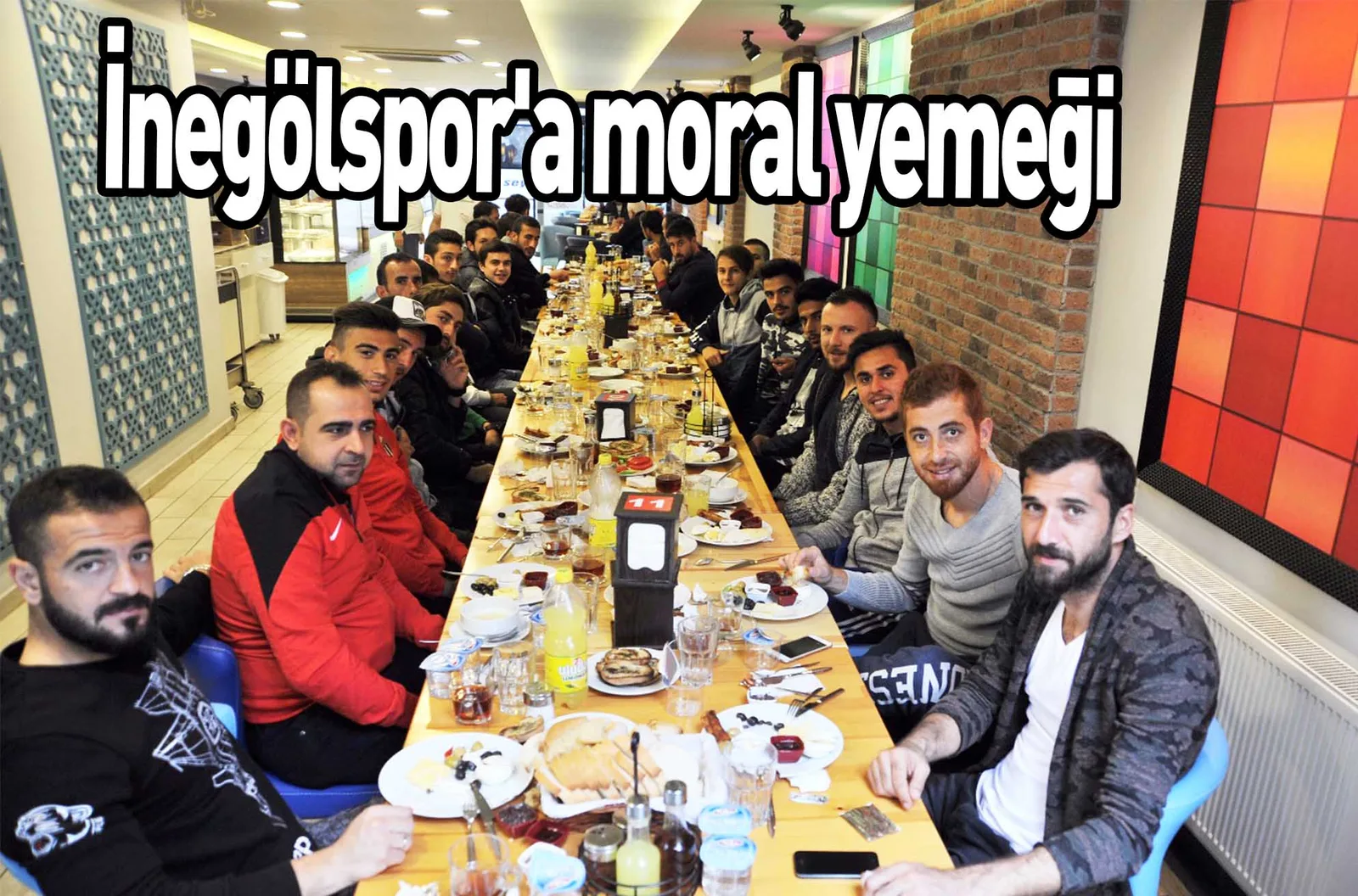 İnegölspor'a moral yemeği