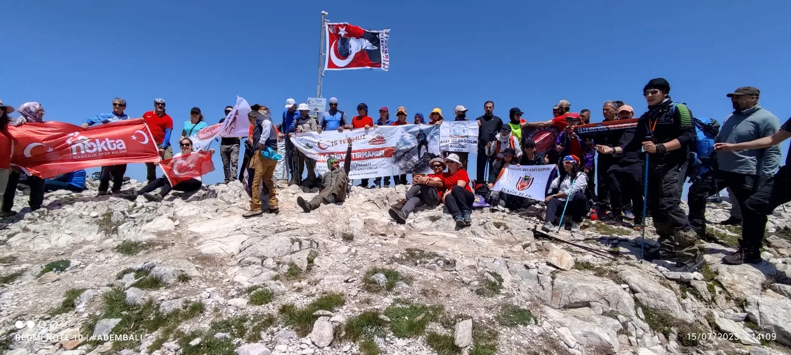 15 Temmuz Şehitleri Uludağ’ın zirvesinde anıldı