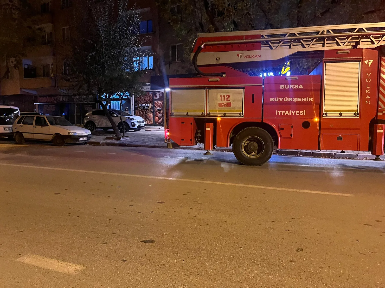 Baca yangını korkuttu