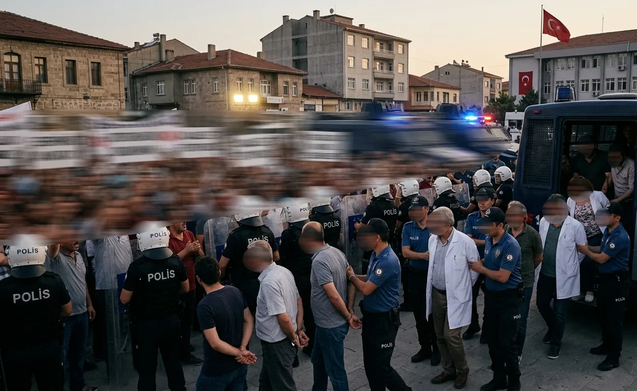 4'ü doktor 18 kişi gözaltına alındı