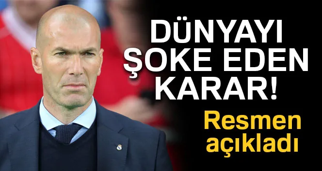 Real Madrid'de Zidane depremi