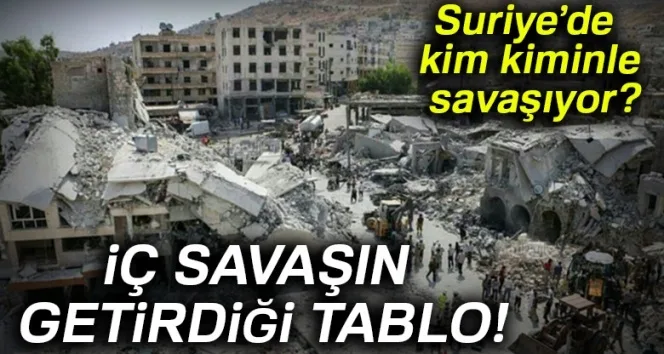 Suriye'de kim kiminle savaşıyor?