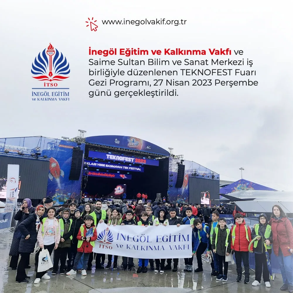 İnegöllü öğrenciler TEKNOFEST fuarını gezdi