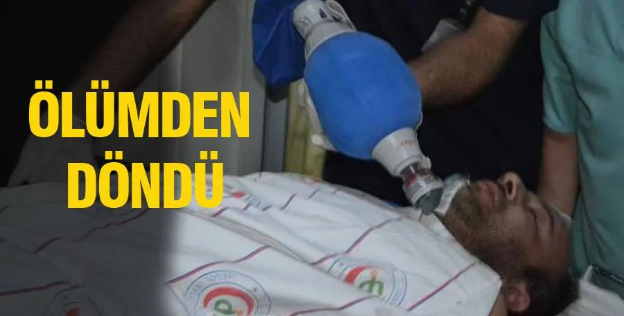 Bursa'da iş kazasında ölümden döndü