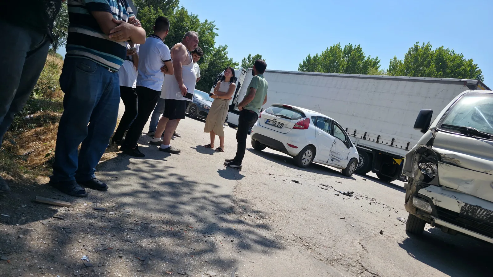 Kaza ucuz atlatıldı