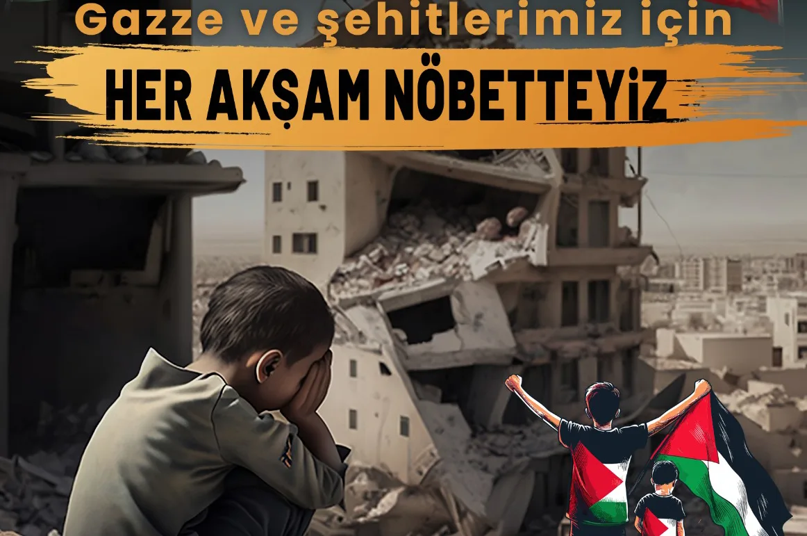 İnegöl Sivil Toplum Platformu, Gazze İçin Sessiz Direniş ve Nöbet Çağrısı Yaptı
