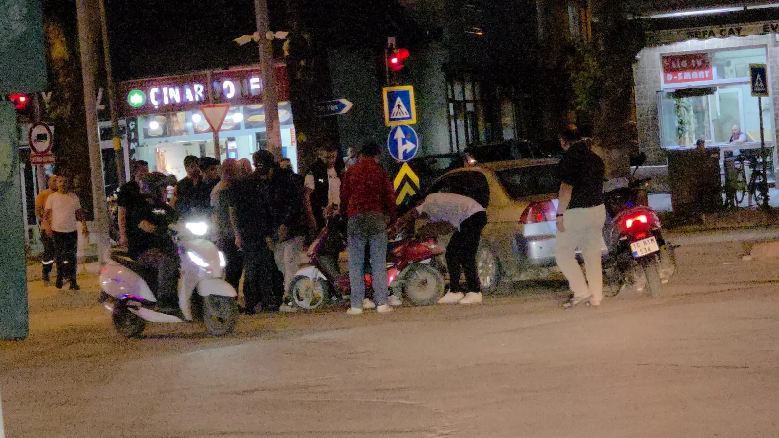 İnegöl’de sıcak dakikalar