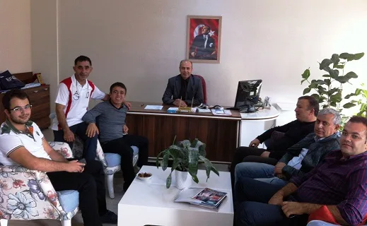 Milli halterci İnegöl’ü ziyaret etti