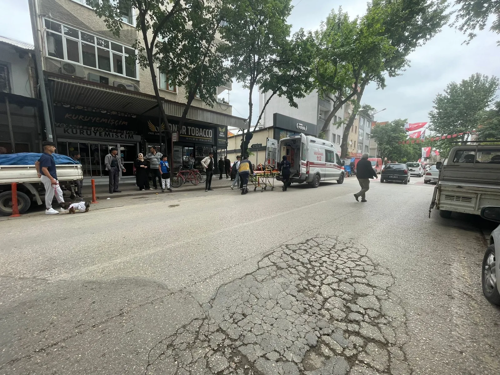 Küçük çocuk kazada yaralandı