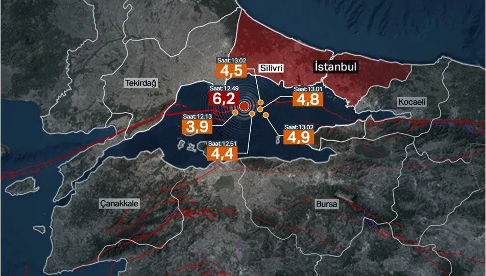 İstanbul'da 4.1 büyüklüğünde bir deprem daha