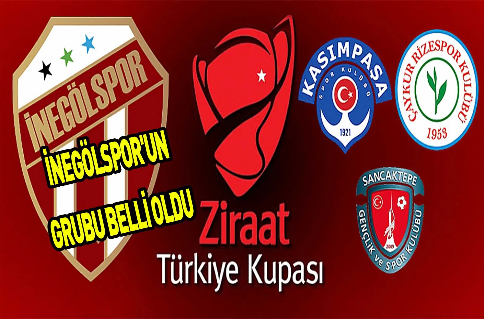 İNEGÖLSPOR'UN GRUBU BELLİ OLDU