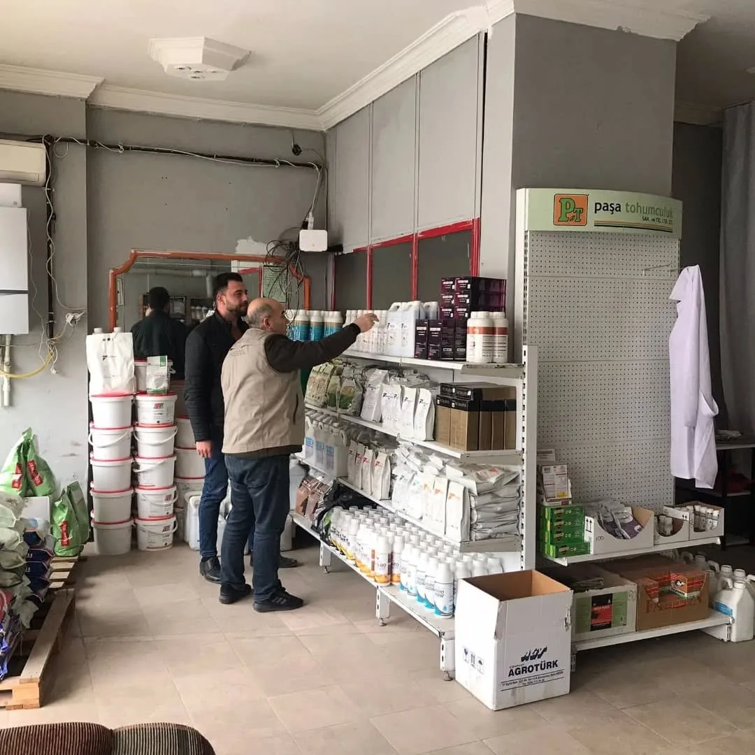 İnegöl'de gübre bayilerine denetim devam ediyor