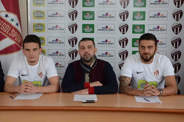 İnegölspor’da çifte imza