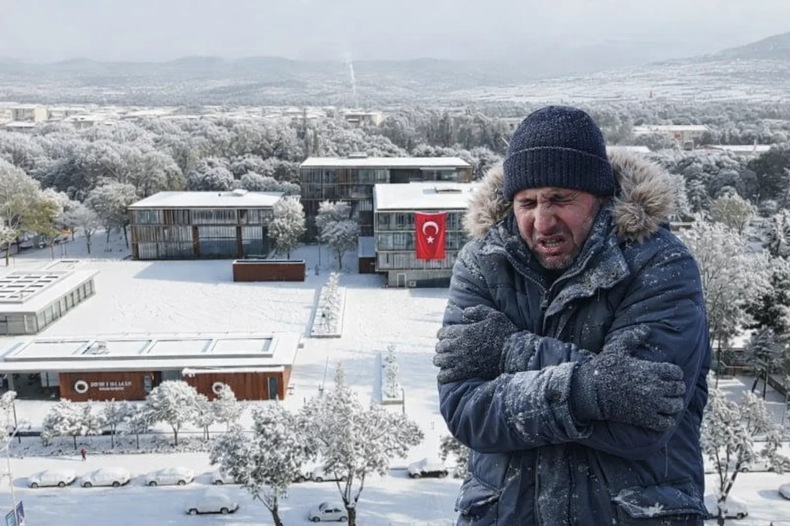 İnegöl’de hava sıcaklığı eksilere düşüyor
