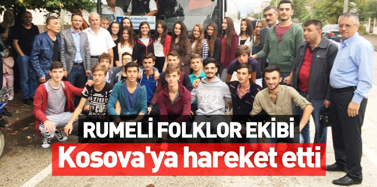 RUMELİ FOLKLOR EKİBİ Kosova'ya hareket etti