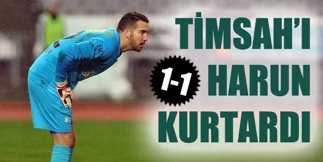 Timsah'ı Harun kurtardı!
