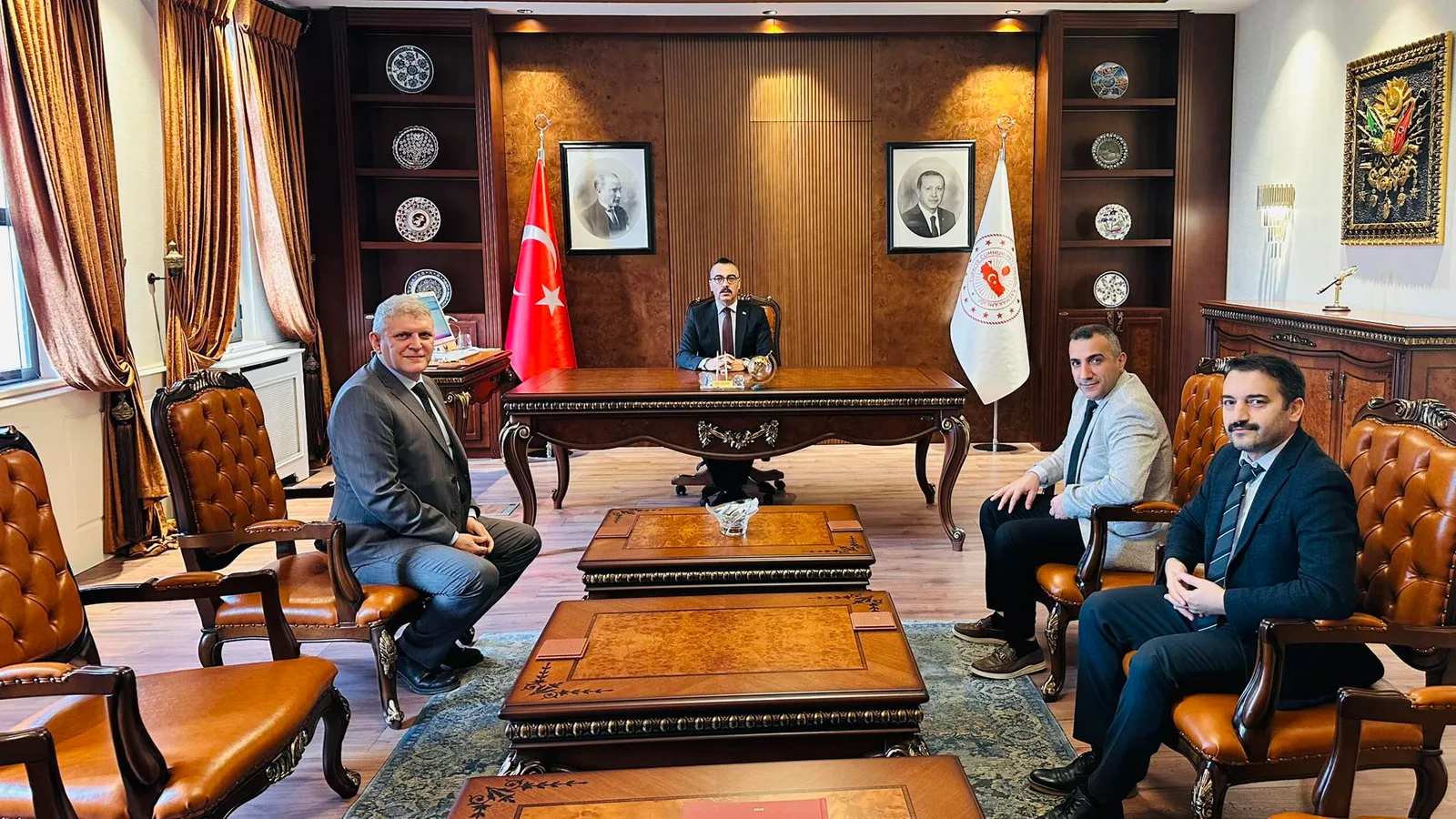 Başhekim Durmuş’tan Kaymakam Arslan’a ziyaret
