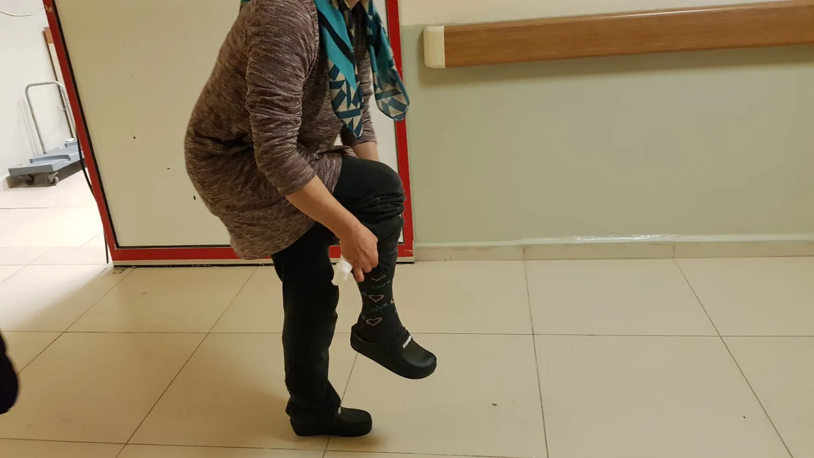 Kopan parmağı ile tedavi altına alındı