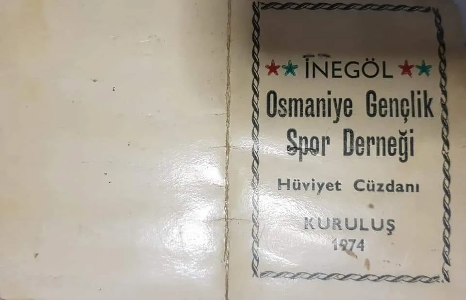 Osmaniye Spor'un tarihi belgesi gün yüzüne çıktı