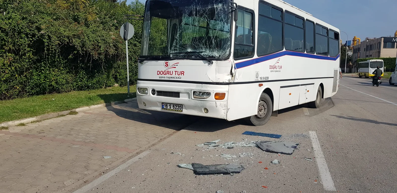 OSB'de korkutan kaza