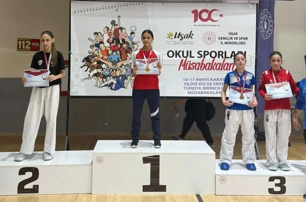 İnegöl’ün gururu Zeynep Yaşar  Türkiye Şampiyonu oldu