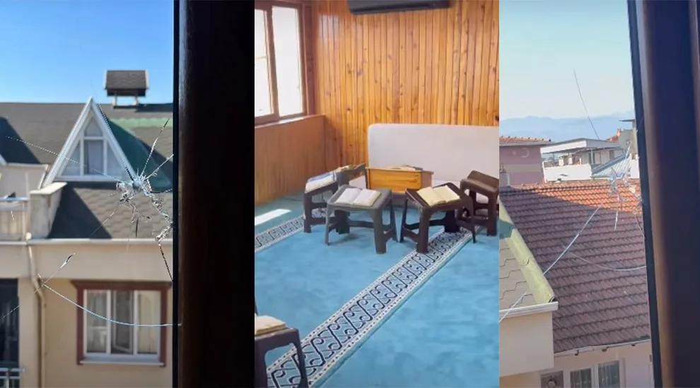 İnegöl'de Kur'an kursuna taşlı saldırı