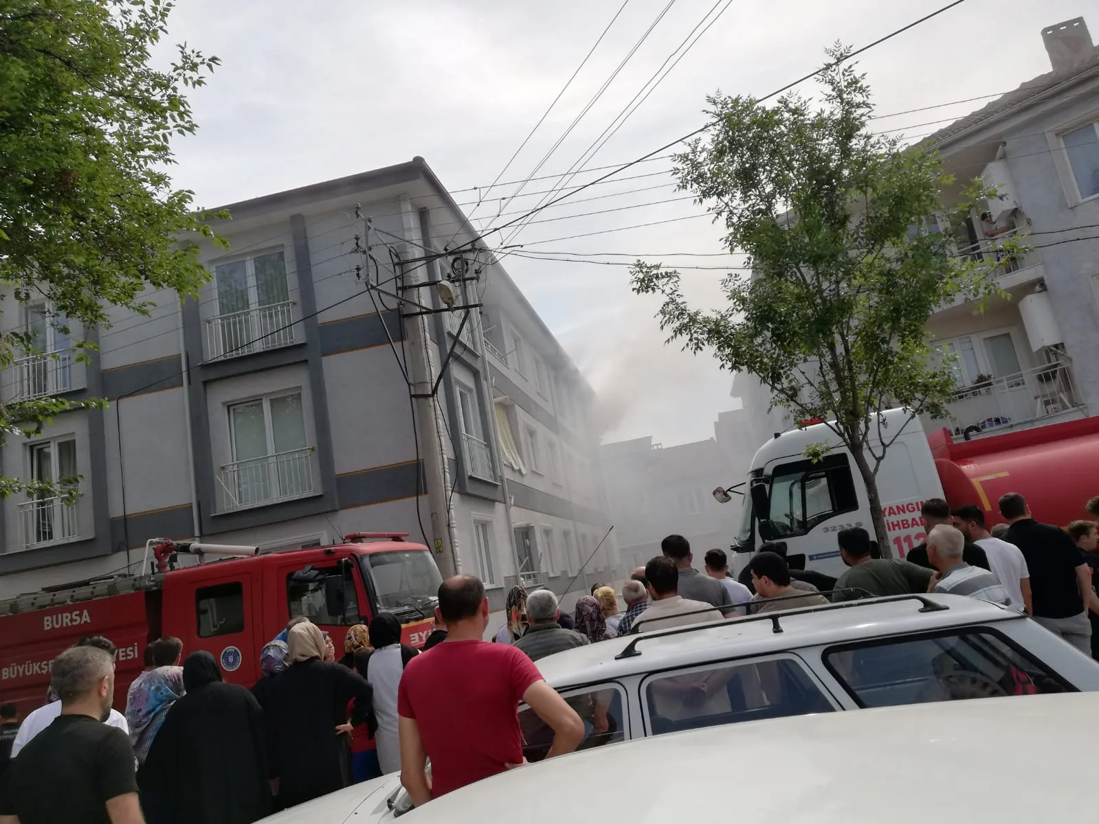 İnegöl'de vatandaşlar sokağa döküldü