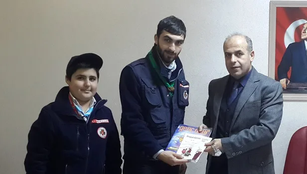 Bembeyaz gençler ziyaretlere devam ediyor