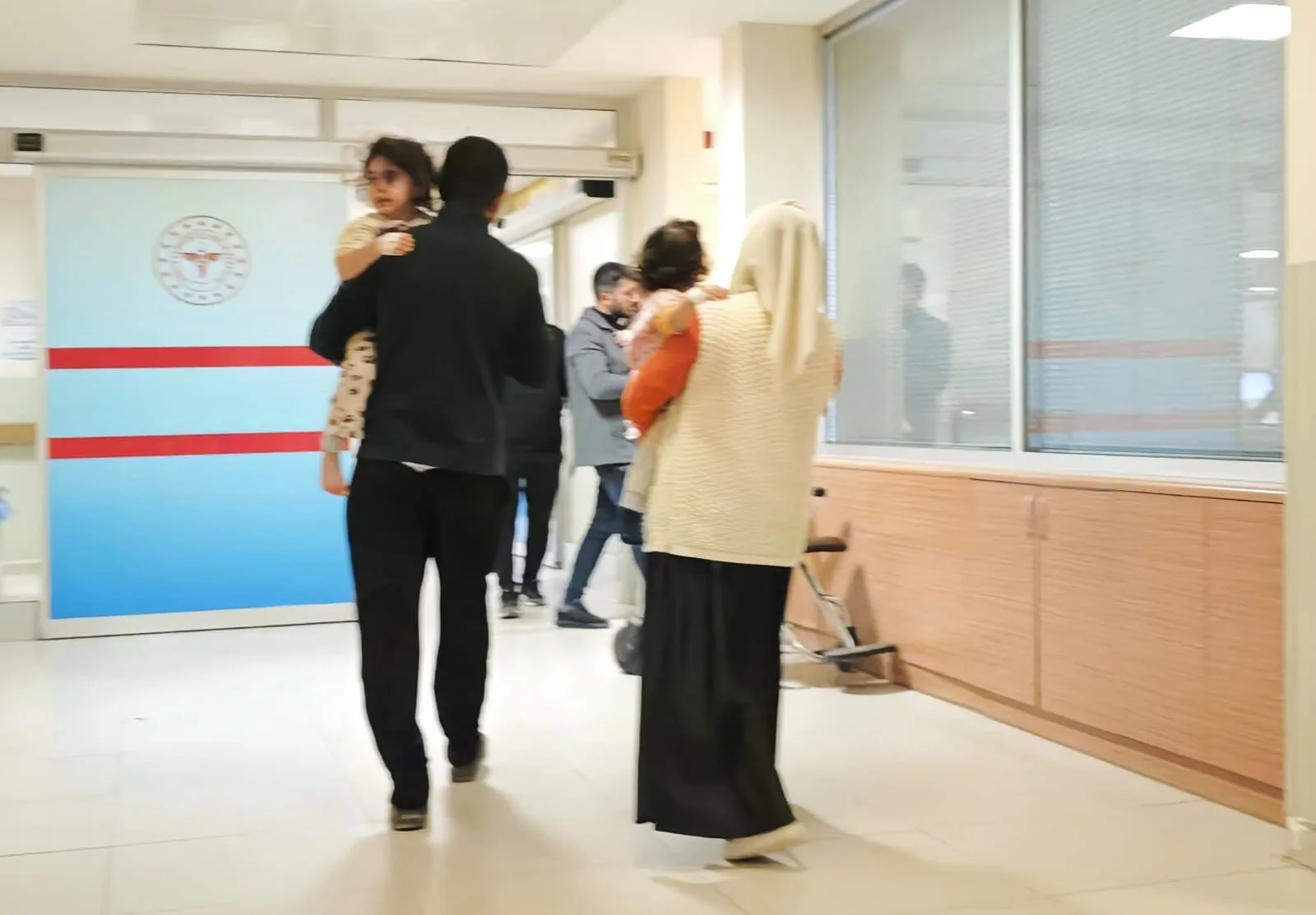 Hastaneye koştular...