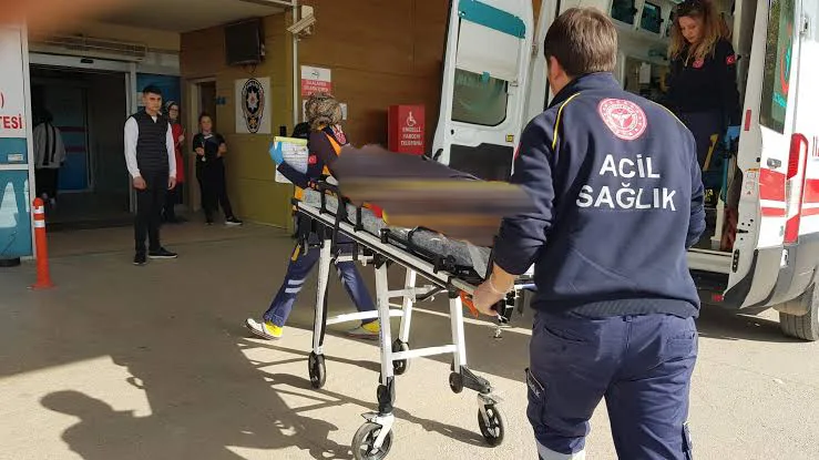 İnegöl'de feci iş kazası