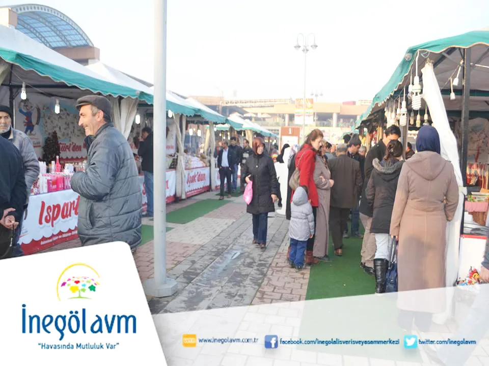 Yöresel lezzetler pazarı İnegöl AVM’de