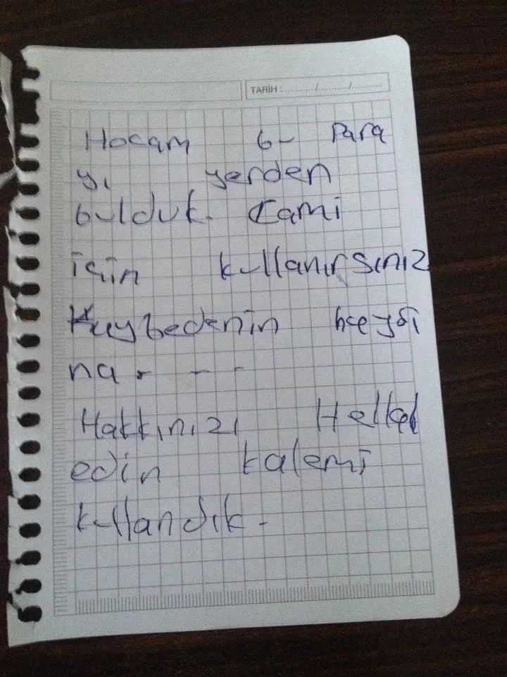 Kuba Camii'nde insanlık örneği