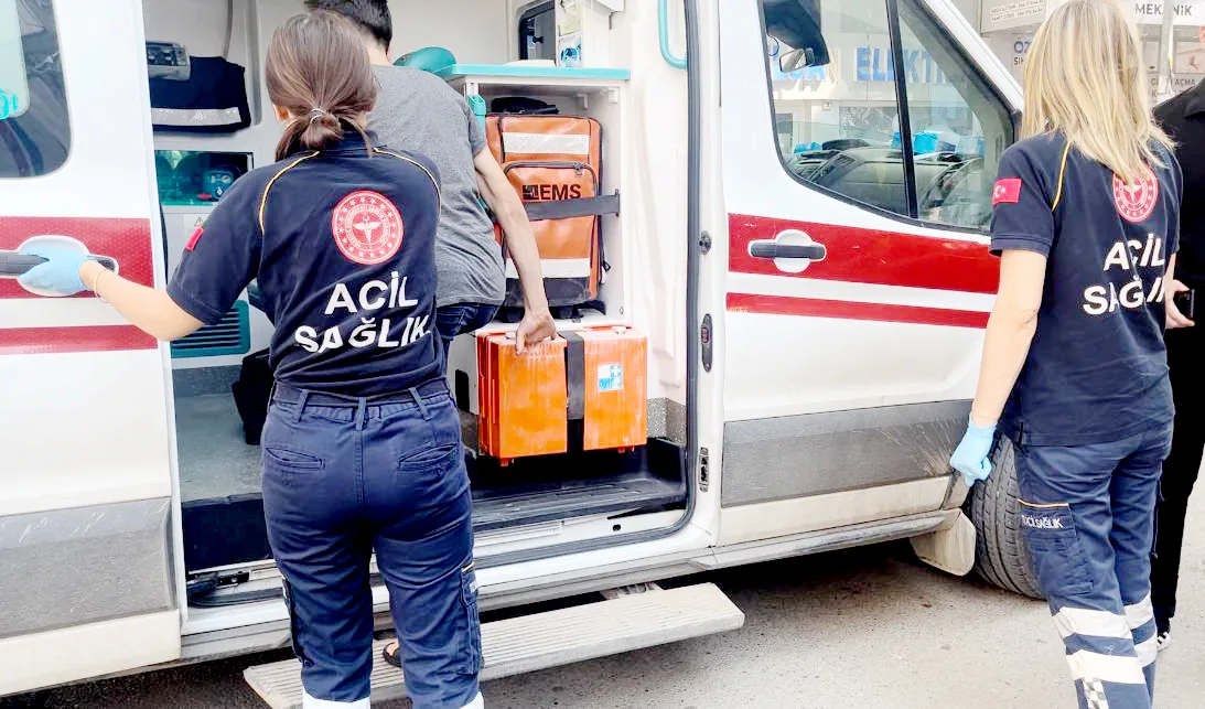 Çocuğa çarpıp kaçtı