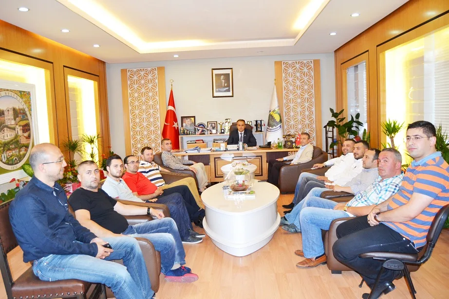 İnegölspor’dan Aktaş’a ziyaret