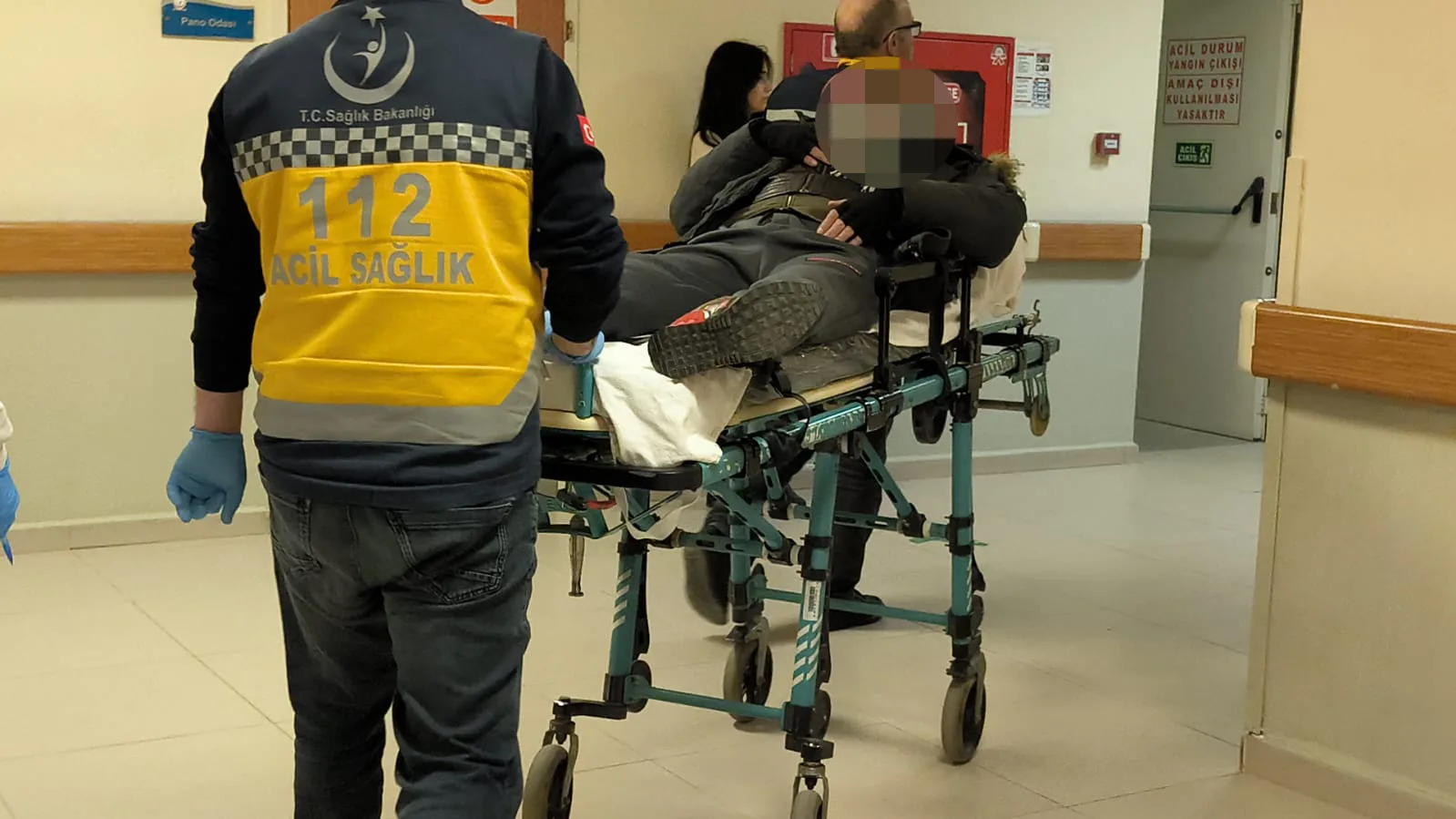 Bir anlık dalgınlık kazaya sebep oldu