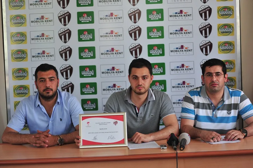 Ulusal kulüp lisansımızı aldık