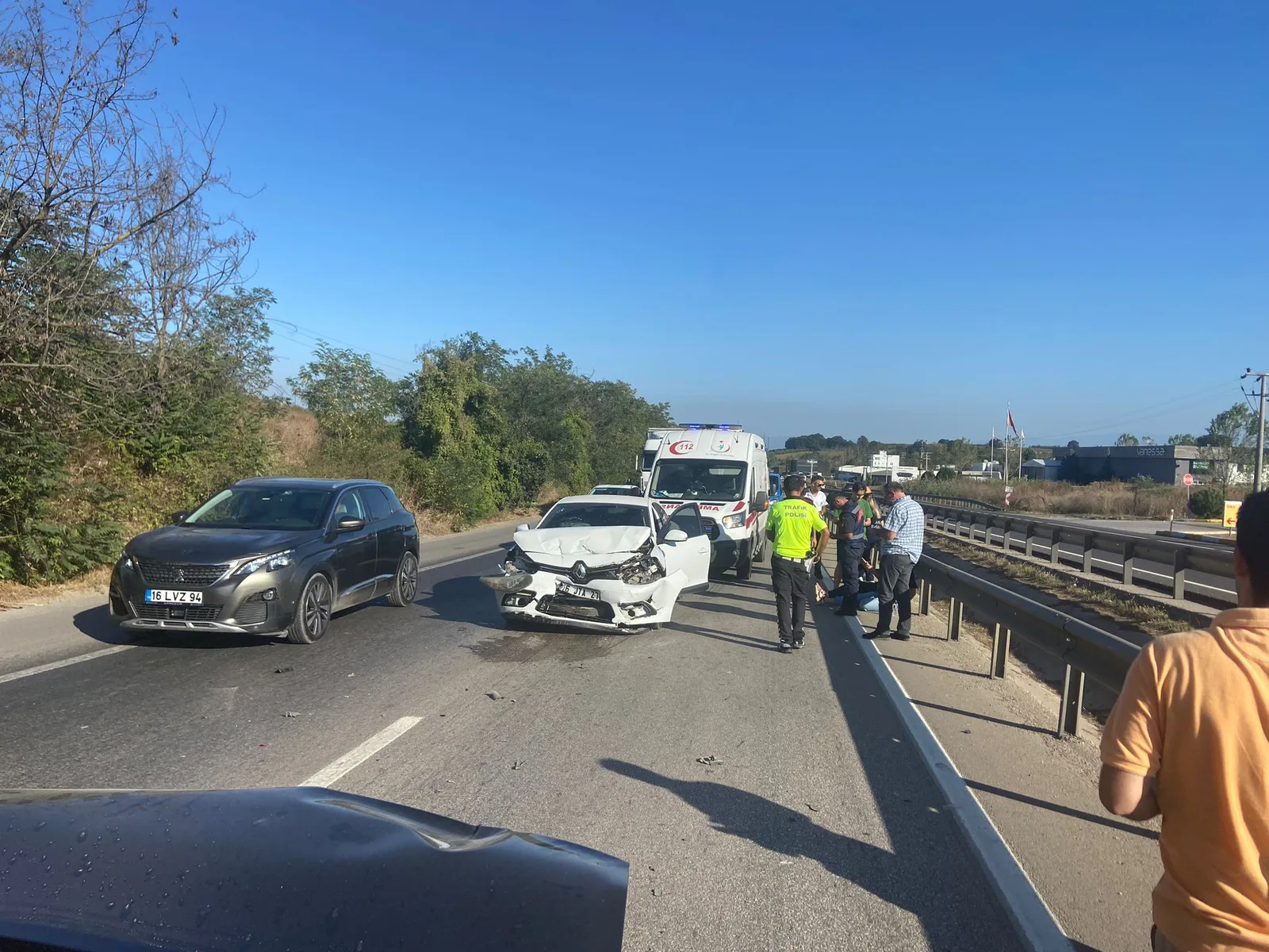 İnegöl'de feci kaza 7 yaralı