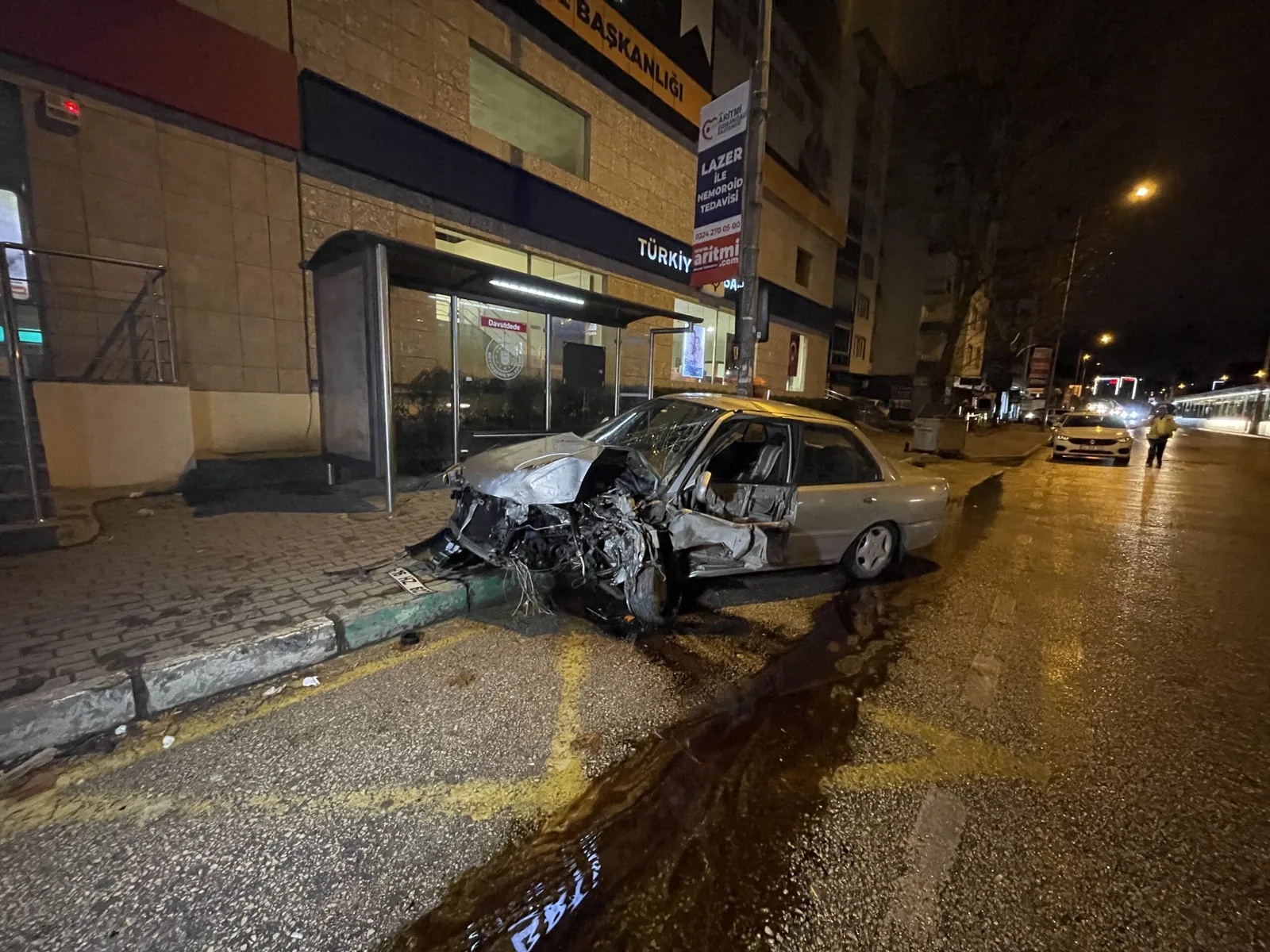 Alkollü sürücü ölümden döndü