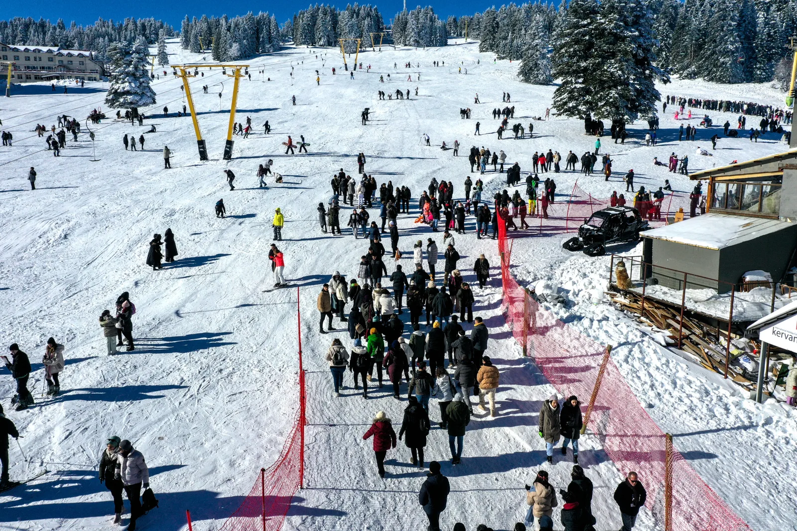 Uludağ'da pistler doldu