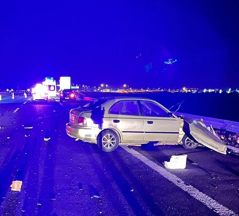 Trafik kazasında 1 kişi öldü, 5 kişi yaralandı