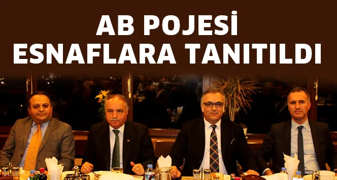 AB POJESİ ESNAFLARA TANITILDI