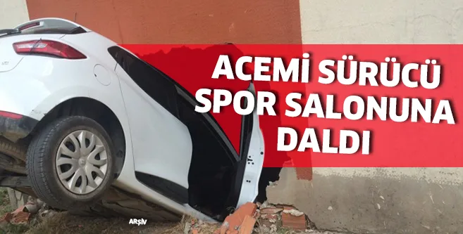 Spor salonuna daldı