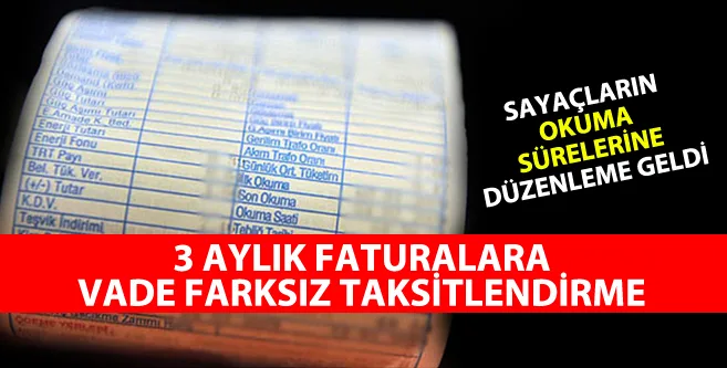 VADE FARKSIZ TAKSİTLENDİRME