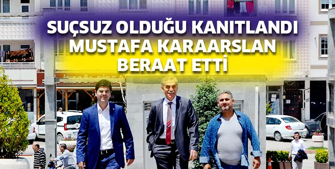Mustafa Karaarslan beraat etti