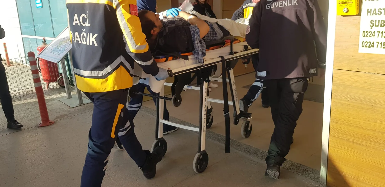 İnegöl'de patlama 1 ölü 1 yaralı