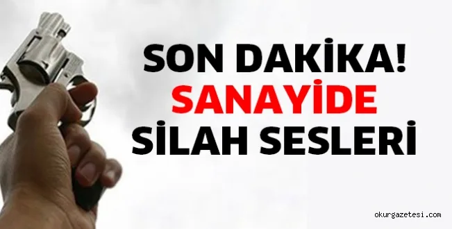 Ağaç İşleri Sanayisi'nde silah sesi