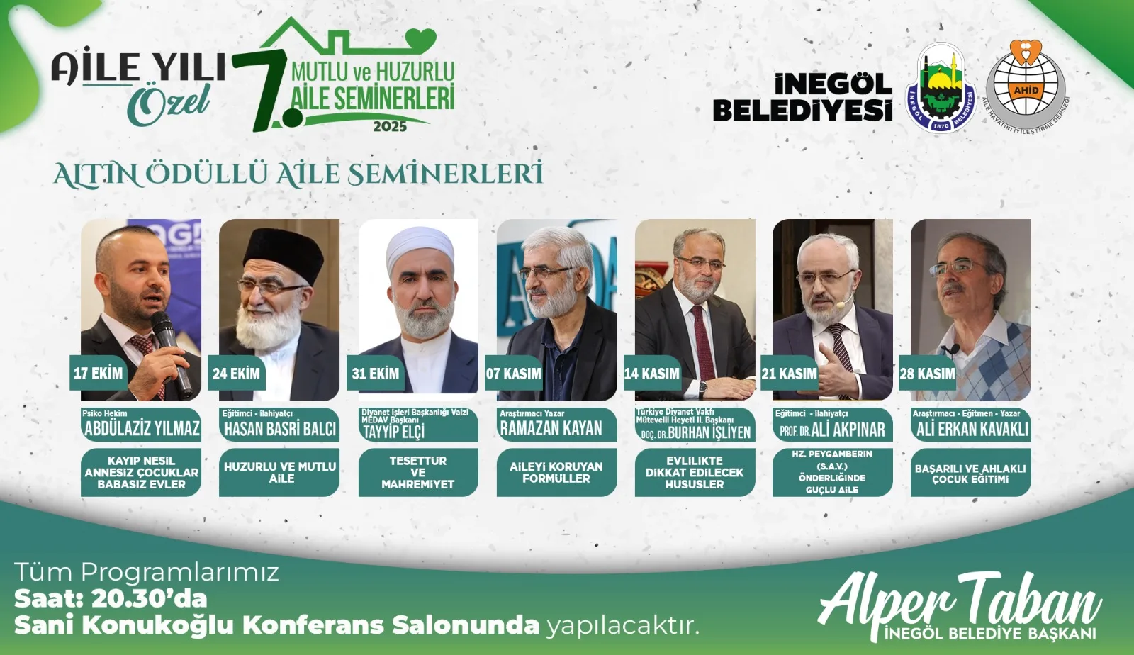 Aile Okulu’nda 7. dönem başlıyor