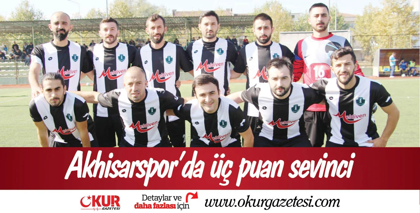Akhisarspor'da üç puan sevinci